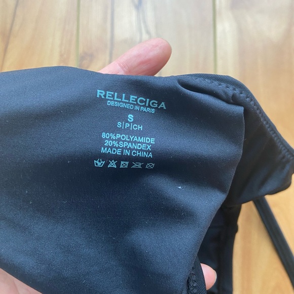 RELLECIGA Women's High Cut Low Back One Piece Thong Swimsuit for Women - Picture 3 of 7